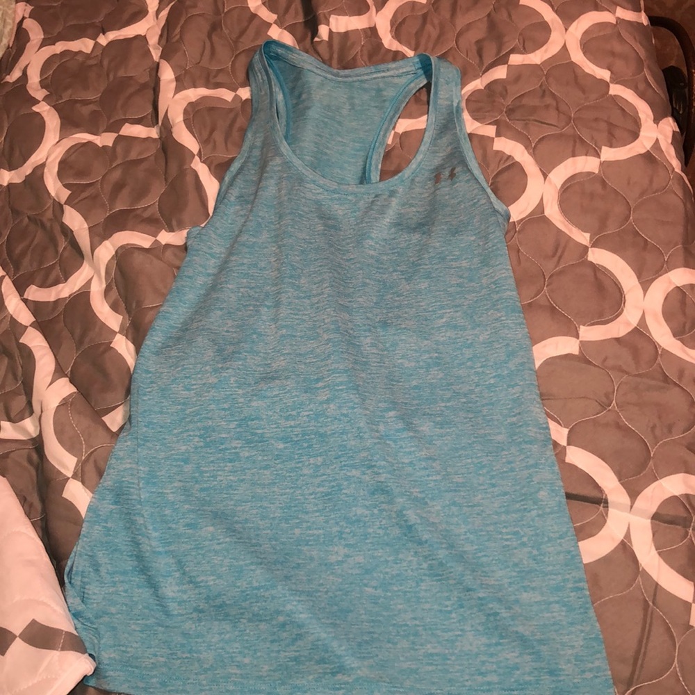 under amour blue tank!